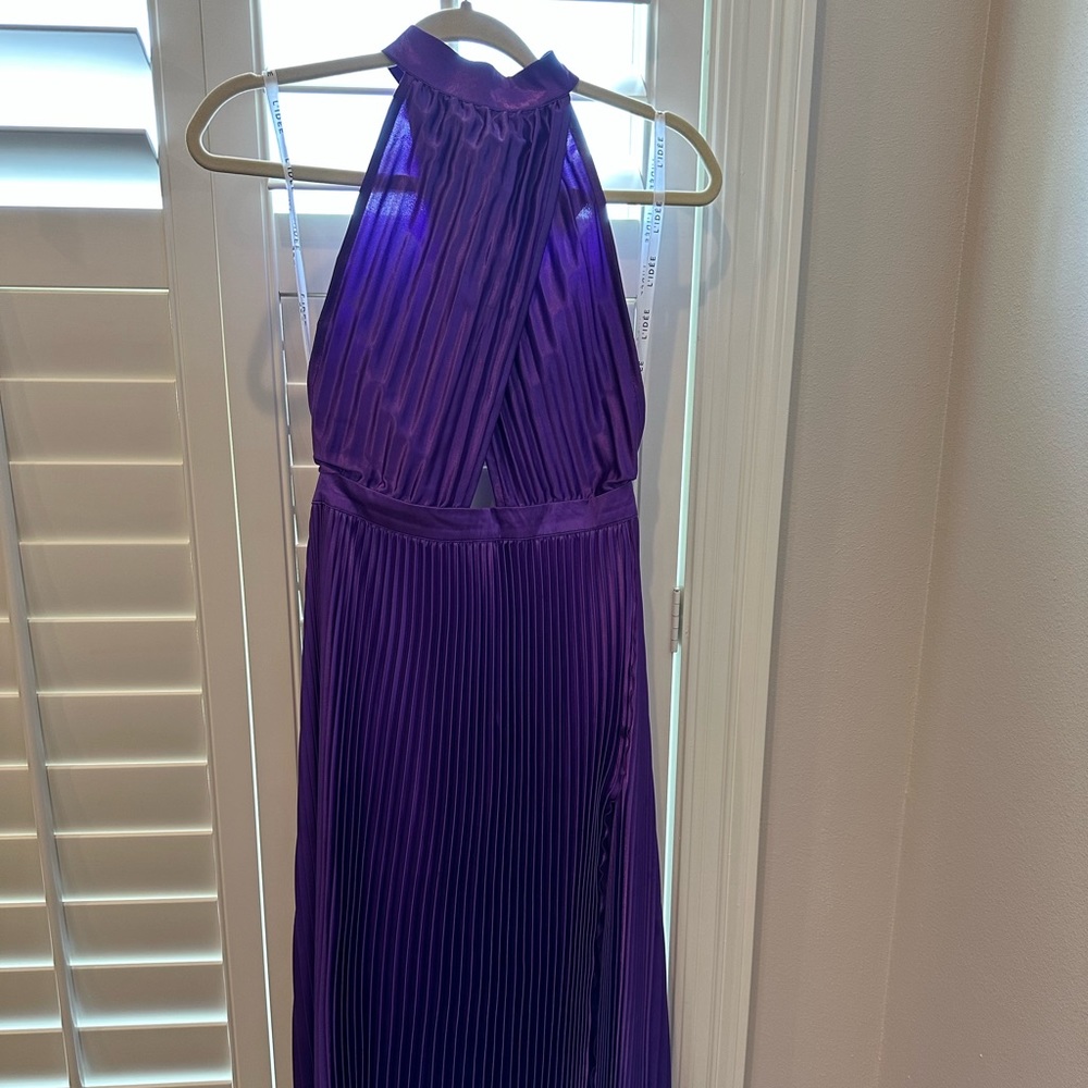 Purple formal dress